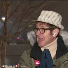 Snow puts Nick Beres NC5 in true form. So much so, he likes to switch his  hats during live shots in his snow coverage. Do you have better snow  outfits than Nick?