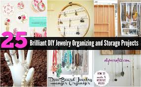 Have i mentioned that our house is kind of small? 25 Brilliant Diy Jewelry Organizing And Storage Projects Diy Crafts