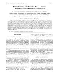 Jan 12, 2021 · kunci jawaban buku pendalaman materi akasia th 20192020 lengkap download kj buku akasia paket pendalaman materi 4 pelajaran un th 20182019 aktivitas 41 tabel 42 pahlawan nasional pkn kelas 8 halaman 79. Pdf Purification And Characterization Of 1 3 Glucanase From The Antagonistic Fungus Trichoderma Reesei