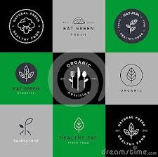Healthy Food Logos Organic Food Logos Organic Food Nature Travel Flat Badge Simple Logo Design Flat Logo Design Logo Logos Designlogo Graphicdesign A