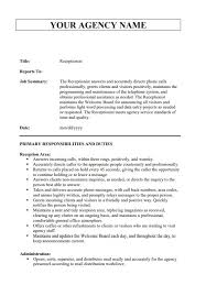 Administrative assistant job description template word. Job Description Template Free Word Templates