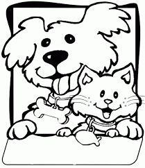 736x916 best cats and dogs images on coloring books. View Magnificent Coloring Pages Of Dogs And Cats You Must Know