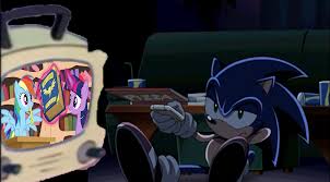 Maybe you would like to learn more about one of these? Sonic Watches My Little Pony By Jamnetwork On Deviantart