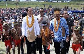 From malay pepuah (curly (of hair)) for the natives of the island of new guinea. Jokowi Visits Papua In First Official Trip After His Inauguration