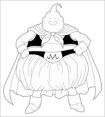 Print coloring of dragon ball z and free drawings. Dragon Ball Z Coloring Pages Buu Coloringbay