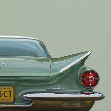 James Neil Hollingsworth Le Sabre Retro Cars Still Life Painting Car Artwork