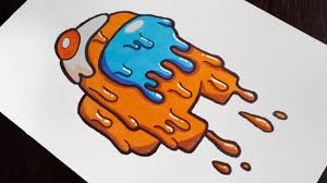 And rick sanchez is all done! How To Draw Among Us Imposter Drippy Effect Drawing By Chandan Mehta Arts Youtube