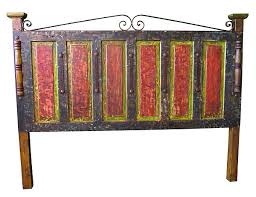 Our enterprise attaches importance to personnel training and. Mexican Painted Wood Headboard