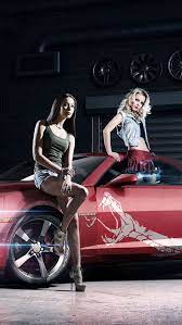 Blue sports car in motion. World Of Speed Girls Iphone 5s Wallpaper Car Girls Girl Fashion Car Girl