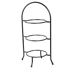 Size of this plantex multipurpose stainless steel rack/shelf is (l) 31.5 x (w) 20.5 x (h) 15.5 cm. Creative Home Iron Works 3 Tier Dessert Plate Rack Walmart Com Walmart Com
