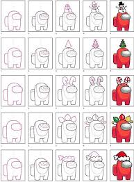 Among us is an online multiplayer social deduction game that has taken on a life of its own. Among Us Character Drawing Easy