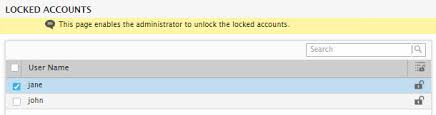To unlock a user account and refresh the password policy. Locked Out User Accounts