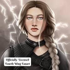 Fourth Wing Book Fanart Fantasy Book Lover Gift for Her Best Friend Bookish  Library Art Book Worm Gift Idea YA Fanart Violet Violence