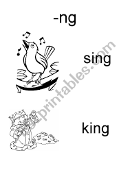 All jolly phonics songs in alphabetic order, inc qu plus digraphs ch,th,sh,ai,ee or, oi. Phonics Ng Sound Esl Worksheet By Daiskii