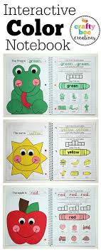 Color Interactive Notebook Learning Colors Activity Color Crafts School Activities Preschool Colors Preschool Journals