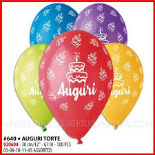 Palloncini Auguri Buon Compleanno Colori Assortiti Verde Rosso Giallo Viola Blu Stampa Offerta Economica Palloncini Compleanno Buon Compleanno