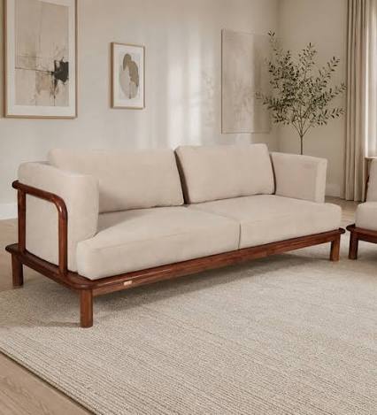 Wooden sofa
