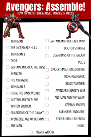 How To Watch Every Marvel Movie In Order Before Black Widow Pdf Got Time On Your Hands Th Marvel Movies In Order Marvel Movies List Avengers Movies In Order