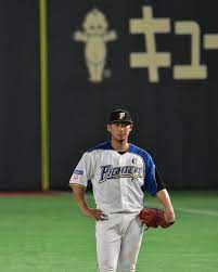 画像に含まれている可能性があるもの 1人 野球 野球 守備 日本ハムファイターズ