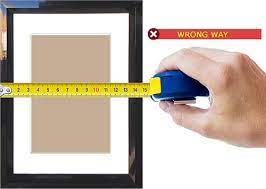 Add 1/8 inch to the width and length. Picture Frames Measuring Photo Frames And Picture Frames Online Store
