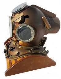 Yokohama Vintage Helium Heliox Dive Helmet Diving Helmet Helmet Yokohama