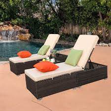 Boughtagain Awesome Goods You Bought It Again Resin Patio Furniture Wicker Lounge Chair Pool Chaise Lounge