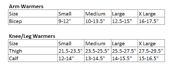 sugoi size guide