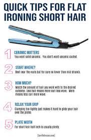 Take one inch or so sections of hair, clamp between the flat iron and twist as you pull down the section of hair. Know How To Use A Flat Iron To Curl Short Hair