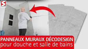 Panneau immitation carrelage à poser salle de bain. Panneaux Muraux Pour Douche Et Salle De Bains Schulte