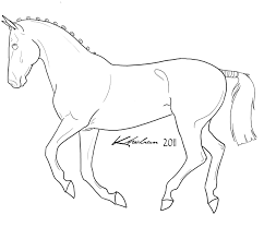 Horse Lineart Horse Coloring Pages Horse Coloring Horses