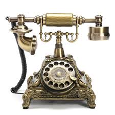 Retro Rotary Phone Vintage Telephone Old Fashion Telephone Vintage Dial Phone Desk Phone Antique Design Telephone Landline Phone Home Office Decor Walmart Com Walmart Com