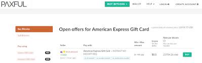 Check spelling or type a new query. Buy Bitcoins With American Express Gift Card Buy Litecoin No Fee