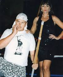 nancy_benoit_tribute | Woman and The Sandman are pictured during an ECW  event on this day in 1995. #nancybenoit #woman #fallenangel #wcw #ecw #aew  #nwa #wwe... | Instagram