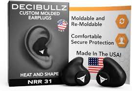 We can do better and still have the convenience of those foam plugs. Amazon Com Decibullz Custom Molded Earplugs 31db Highest Nrr Comfortable Hearing Protection For Shooting Travel Swimming Work And Concerts Black Sports Outdoors