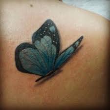 Check spelling or type a new query. Shoulder Blade Tattoo Of A Blue Butterfly By Tattoo