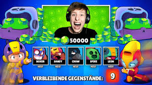 Willkommen auf meinem kanal puuki! 50 000 Gems Jeden Brawler Ziehen In Einem Video Maxed Out Brawl Stars Deutsch Youtube