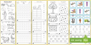With over 300 pages of printable alphabet activities, this printable pack is sure to keep the kids . A Z Alphabet Letters Worksheet And Activity Pack Ela