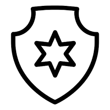 Police Badge Icon Shield Security Star Police Badge Emblem Police Badge Tools And Utensils Professions And Jobs Police Badge Icon Police Badge Icon