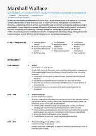 72 With Waitress Resume Samples Resume Format