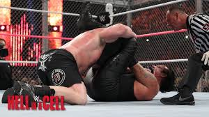 The Undertaker Vs Brock Lesnar Hell In A Cell Match Wwe Hell In A Cell 2015 Youtube Wwe had coffins with the names of everyone the undertaker defeated in the past lining the entrance way.
