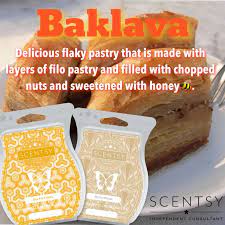 Baklava A Delicious Flaky Pastry Made With Layers Of Film Pastry And Filled With Chopped Nuts And Sweetened With Honey Scentsy Recipes Butter Pecan Baklava
