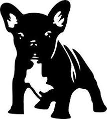 Black And White Frenchie Clipart 35 Jpg 271 300 Silhouette Canvas Bulldog Frenchie Bulldog