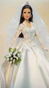 Custom Princess Catherine Wedding Doll Barbie Wedding Dress Barbie Bridal Barbie Dress