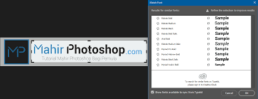 Kelompokkan jenis font dalam 1 folder. Cara Mengetahui Jenis Font Menggunakan Photoshop Mahir Photoshop