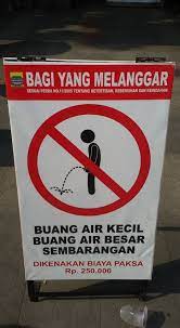 Larangan Buang Air Kecil Dan Besar Sembarangan Air
