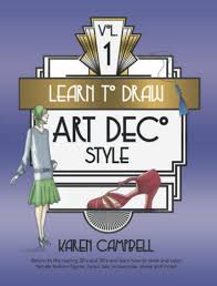 Learn To Draw Art Deco Style Vol 1 Etsy Art Deco Fashion Learn To Draw Art Drawings