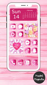 Valentines Ios 14 App Icons Ios 14 Valentines App Icons Etsy In 2021 Ios App Icon App Icon Iphone