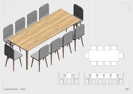 Wb high bench (outdoor) images. Parametric Revit Dining Table 3d Model Turbosquid 1588352