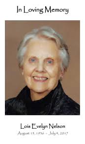 Lois Nelson Obituary July 4, 2017