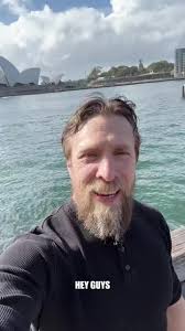 📹 Former AEW World Champion Bryan Danielson is in Sydney, Australia,  promoting AEW's shows for February next year.
